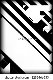 Abstract Hipster Lines Background . Vector Design