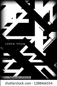 Abstract Hipster Lines Background . Vector Design