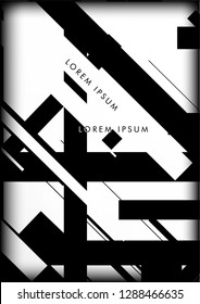 Abstract Hipster Lines Background . Vector Design