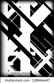 Abstract Hipster Lines Background . Vector Design
