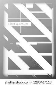 Abstract Hipster Lines Background . Vector design with a mix of colors and shapes