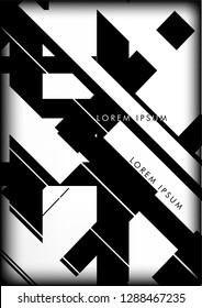 Abstract Hipster Lines Background . Vector Design
