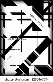 Abstract Hipster Lines Background . Vector Design