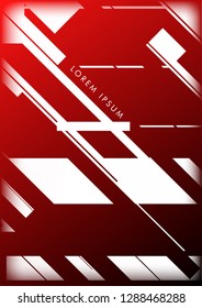 Abstract Hipster Lines Background . Vector design with a mix of colors and shapes