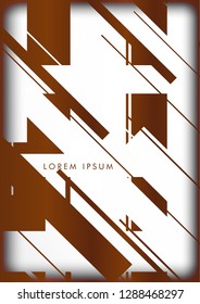 Abstract Hipster Lines Background . Vector design with a mix of colors and shapes