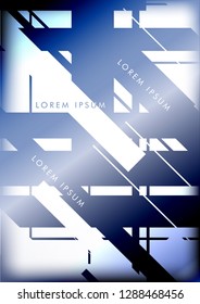 Abstract Hipster Lines Background . Vector design with a mix of colors and shapes