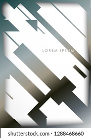 Abstract Hipster Lines Background . Vector design with a mix of colors and shapes