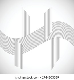 Abstract Hipster Lines Background . Vector .