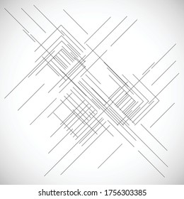 Abstract Hipster Lines Background . Vector .