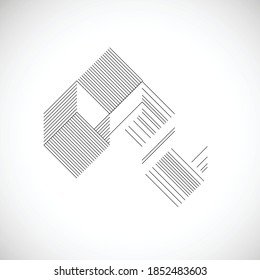 Resumen de líneas Hipster Fondo . Diseño de vectores.