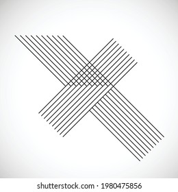 Abstract Hipster Lines Background . Vector .