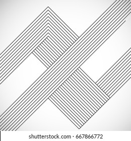 Abstract Hipster Lines Background . Vector Design .