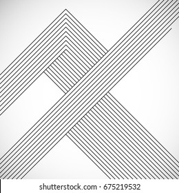 Abstract Hipster Lines Background . Vector Design .