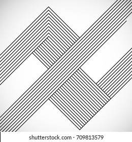 Abstract Hipster Lines Background . Vector Design .