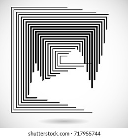 Abstract Hipster Lines Background . Vector Design .