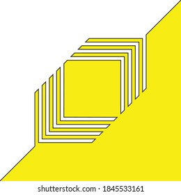 Abstrakter Hipster-One-Line-Hintergrund . Vektordesign .