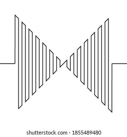 Abstract Hipster One Line Background . Vector Design .