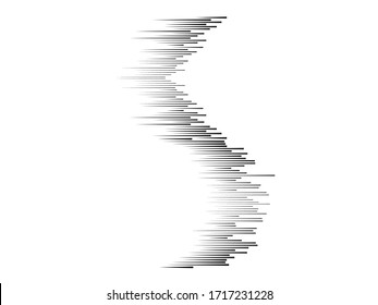 Abstrakter Hipster-Speed-Linien-Hintergrund . Vektorillustration Design .