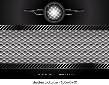 Abstract hi-tech background. Clip-art