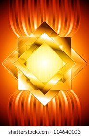 Abstract hi-tech background with squares. Eps 10 vector design