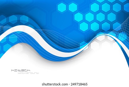 Abstract hi-tech background. Vector Illustration. Clip-art