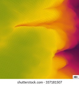 Abstract Hi-Tech Background. Vector Illustration. Mosaic. 