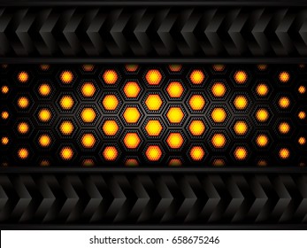 Abstract hi-tech background - vector illustration 