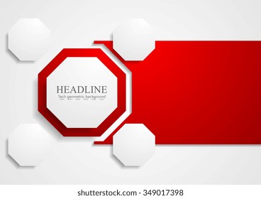 Abstract hi-tech corporate design. Vector background