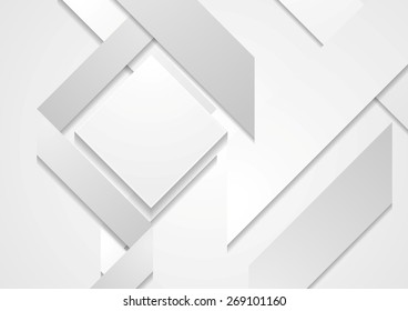 Abstract hi-tech geometric shapes background. Vector design