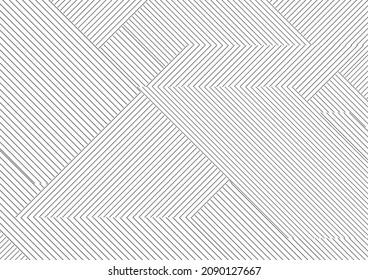 Abstract hi-tech geometric white grey linear pattern. Vector background