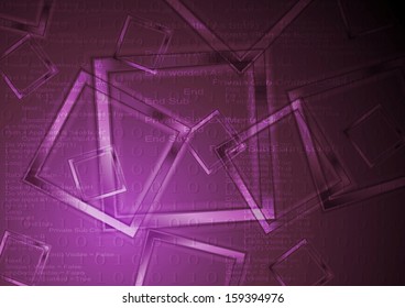 Abstract hi-tech vector dark design