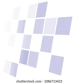 Abstract hi-tech whie background in perspective. Futuristic digital technology background. Vector Illustration
