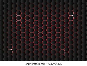 Antecedentes de la tecnología de circuito de colmena abstracta - Vector