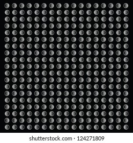 abstract hole background vector art of metal