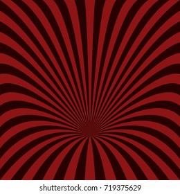 Abstract hole background - vector graphic from curved ray stripes