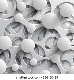 Abstract holes design