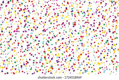 Abstract Holiday Background Confetti Stars Wallpaper Stock Vector ...