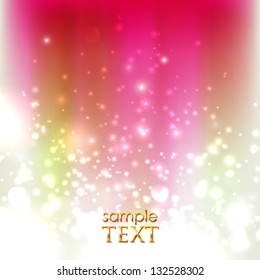abstract holiday background with sparkles