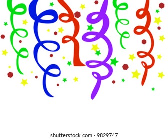 Abstract holiday background. Vector illustration confetti