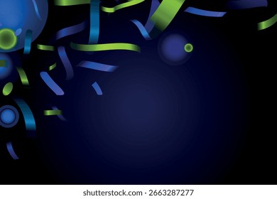 Abstrato Cor de férias brilhando bokeh isolado no fundo transparente. Luzes e faíscas brilho, fitas de serpentina de ouro, efeito brilhante. Lente flare Natal ou cartão de feriado de Ano Novo.