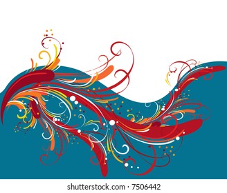 Abstract holiday design