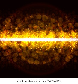 Abstract Holiday Light Rays Design