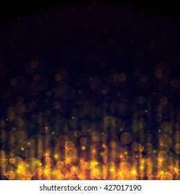 Abstract Holiday Light Rays Design