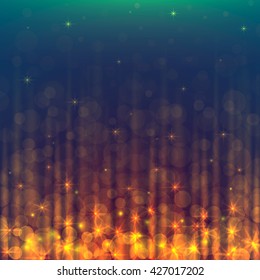 Abstract Holiday Light Rays Design