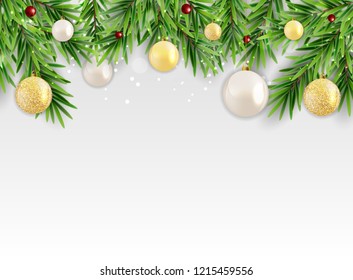 Abstract Holiday New Year and Merry Christmas Background. Vector Illustration EPS10