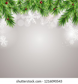 Abstract Holiday New Year and Merry Christmas Background. Vector Illustration EPS10