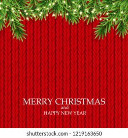 Abstract Holiday New Year and Merry Christmas Background. Vector Illustration EPS10