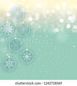 Abstract Holiday New Year and Merry Christmas Background. Vector Illustration EPS10