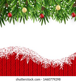 Abstract Holiday New Year and Merry Christmas Background. Vector Illustration EPS10