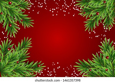 Abstract Holiday New Year and Merry Christmas Background. Vector Illustration EPS10